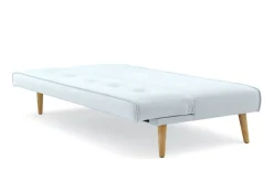 Schlafsofa Samt LEA hellblau