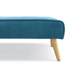Schlafsofa Samt LEA türkis