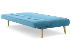 Schlafsofa Samt LEA türkis