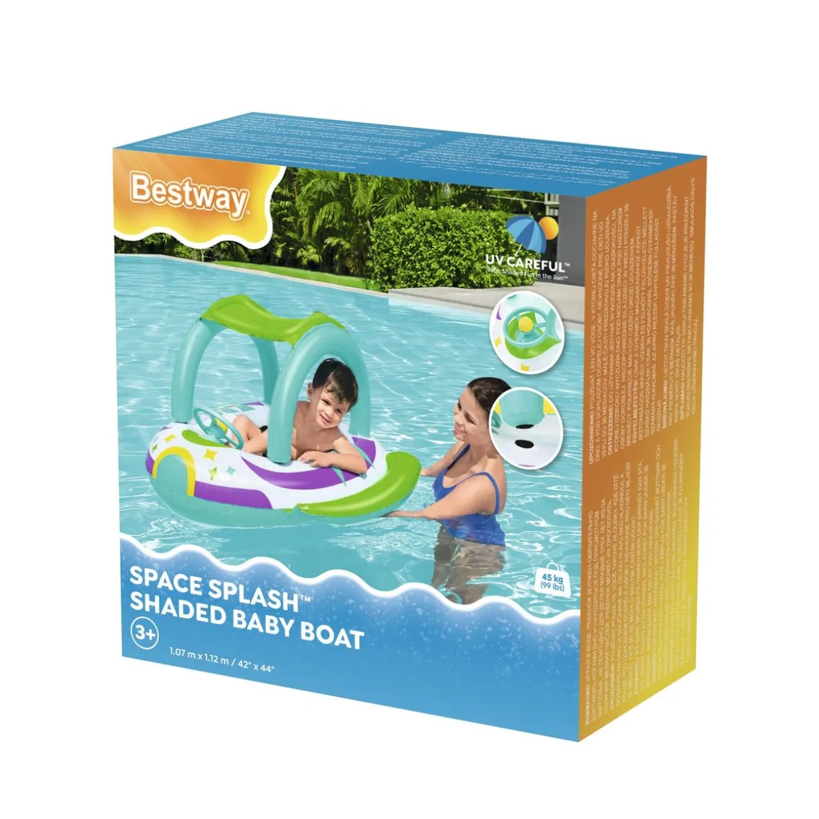 Schlauchboot für Kinder Space Splash