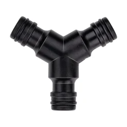 Schlauchverbinder 3-Wege 1/2" schwarz | GONSER.CH