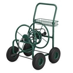 Schlauchwagen Stahl grün