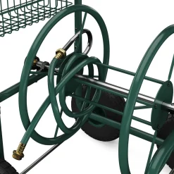 Schlauchwagen Stahl grün