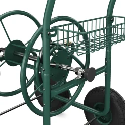 Schlauchwagen Stahl grün