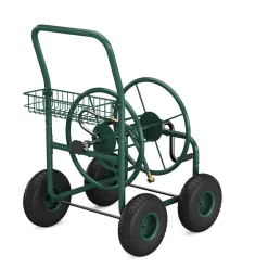 Schlauchwagen Stahl grün