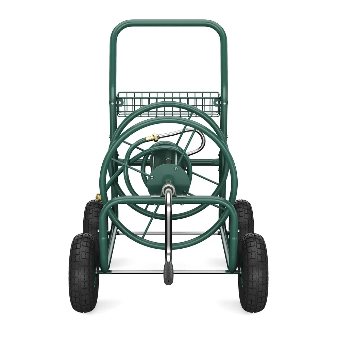 Schlauchwagen Stahl grün