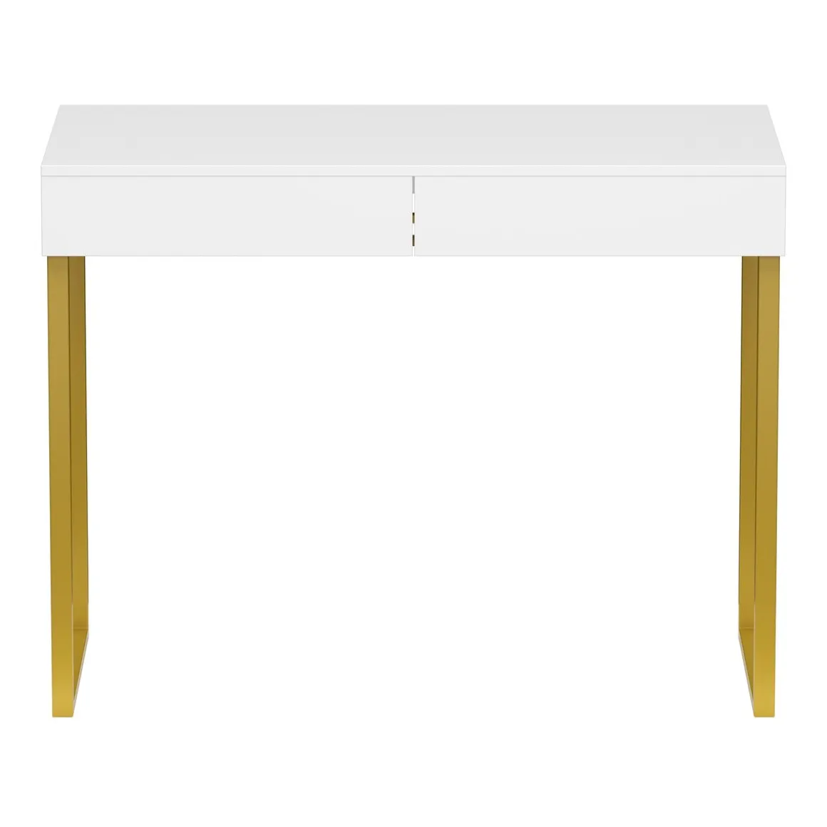 Schminktisch ADELINA weiss/gold