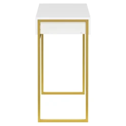 Schminktisch ADELINA weiss/gold