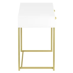 Schminktisch CLIO weiss/gold