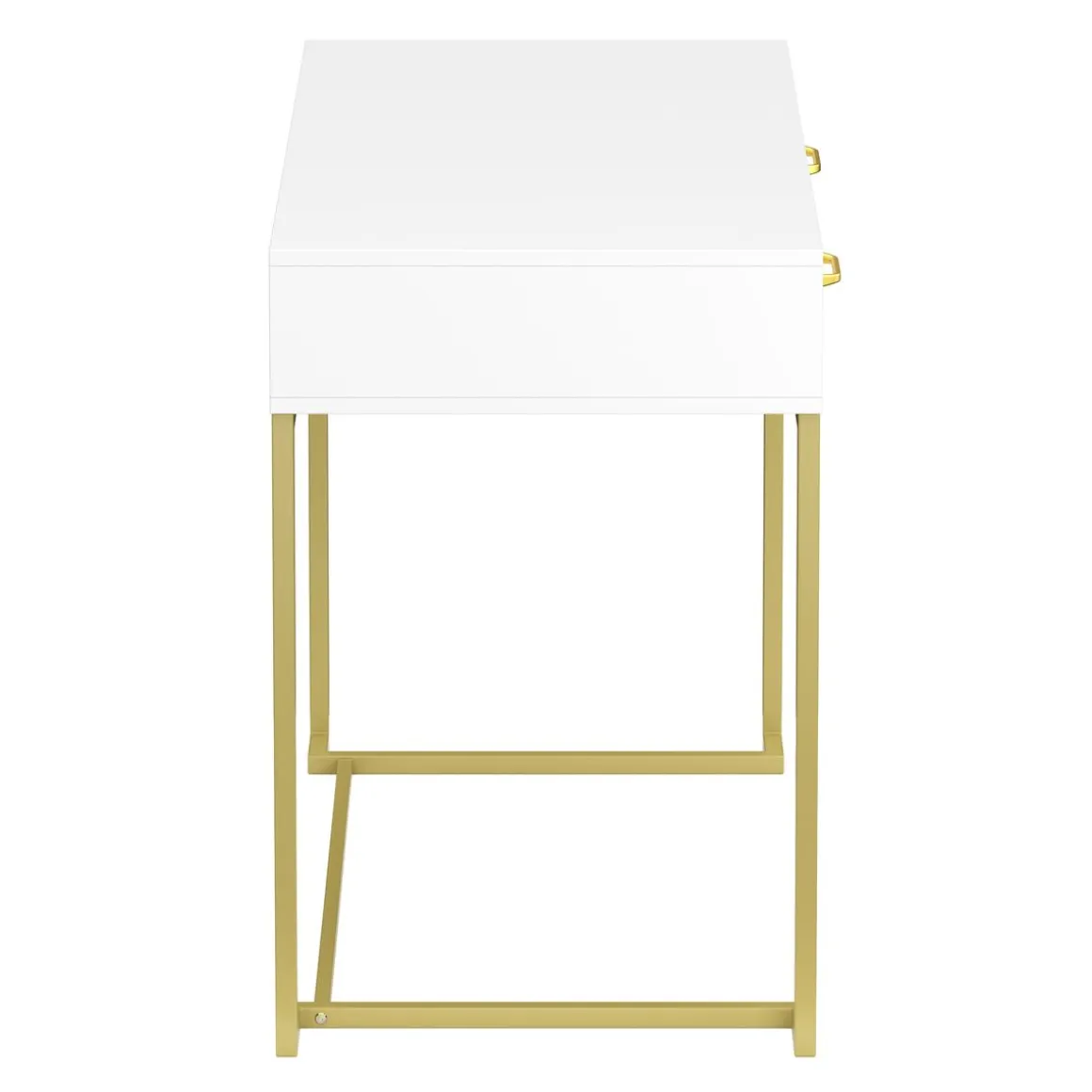 Schminktisch CLIO weiss/gold