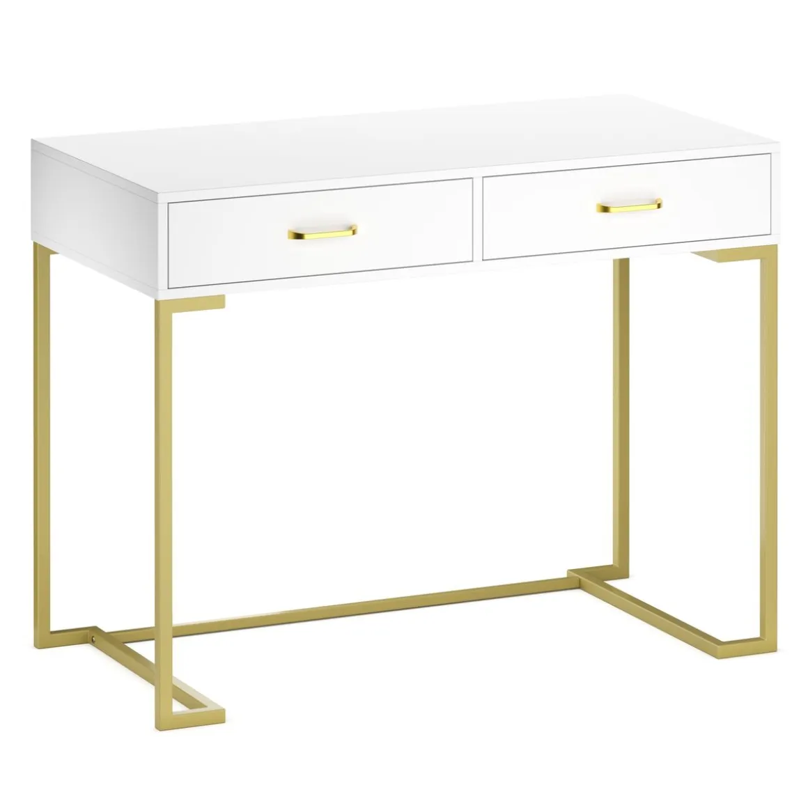 Schminktisch CLIO weiss/gold