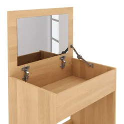Schminktisch mit Hocker SUSAN braun