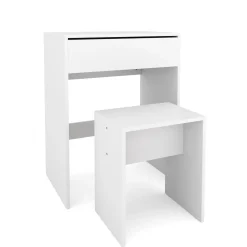 Schminktisch mit Hocker SUSAN weiss