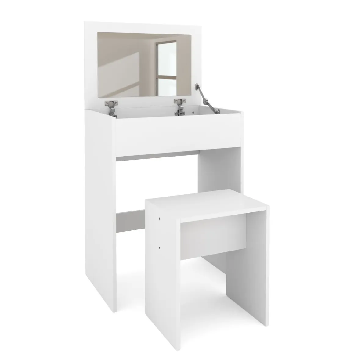 Schminktisch mit Hocker SUSAN weiss