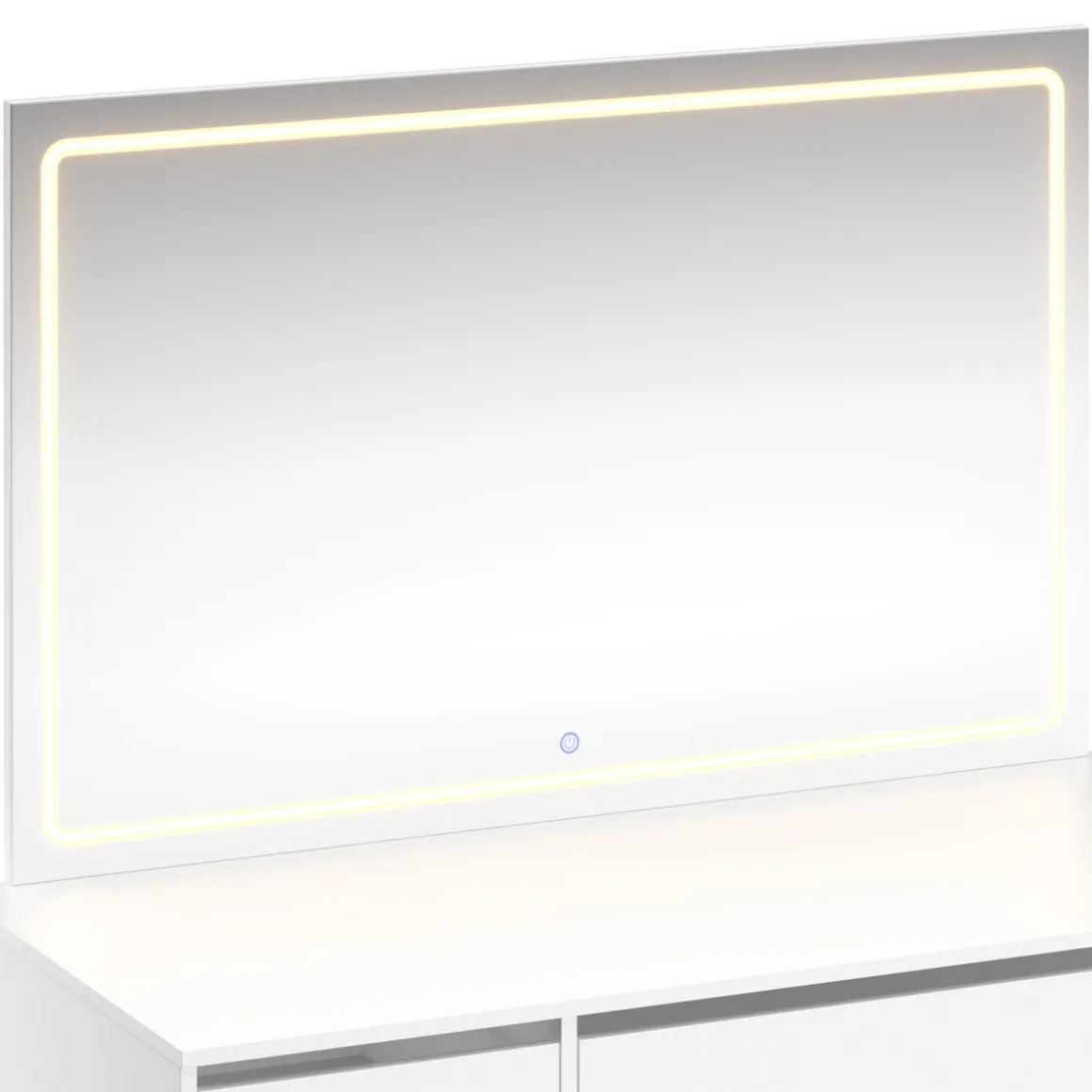 Schminktisch mit Licht KAIA weiss