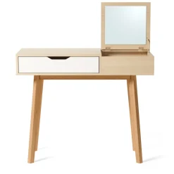 Schminktisch mit Schublade Holz CARLA
