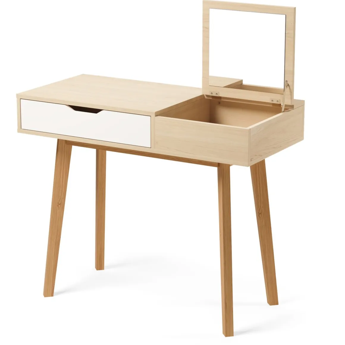 Schminktisch mit Schublade Holz CARLA