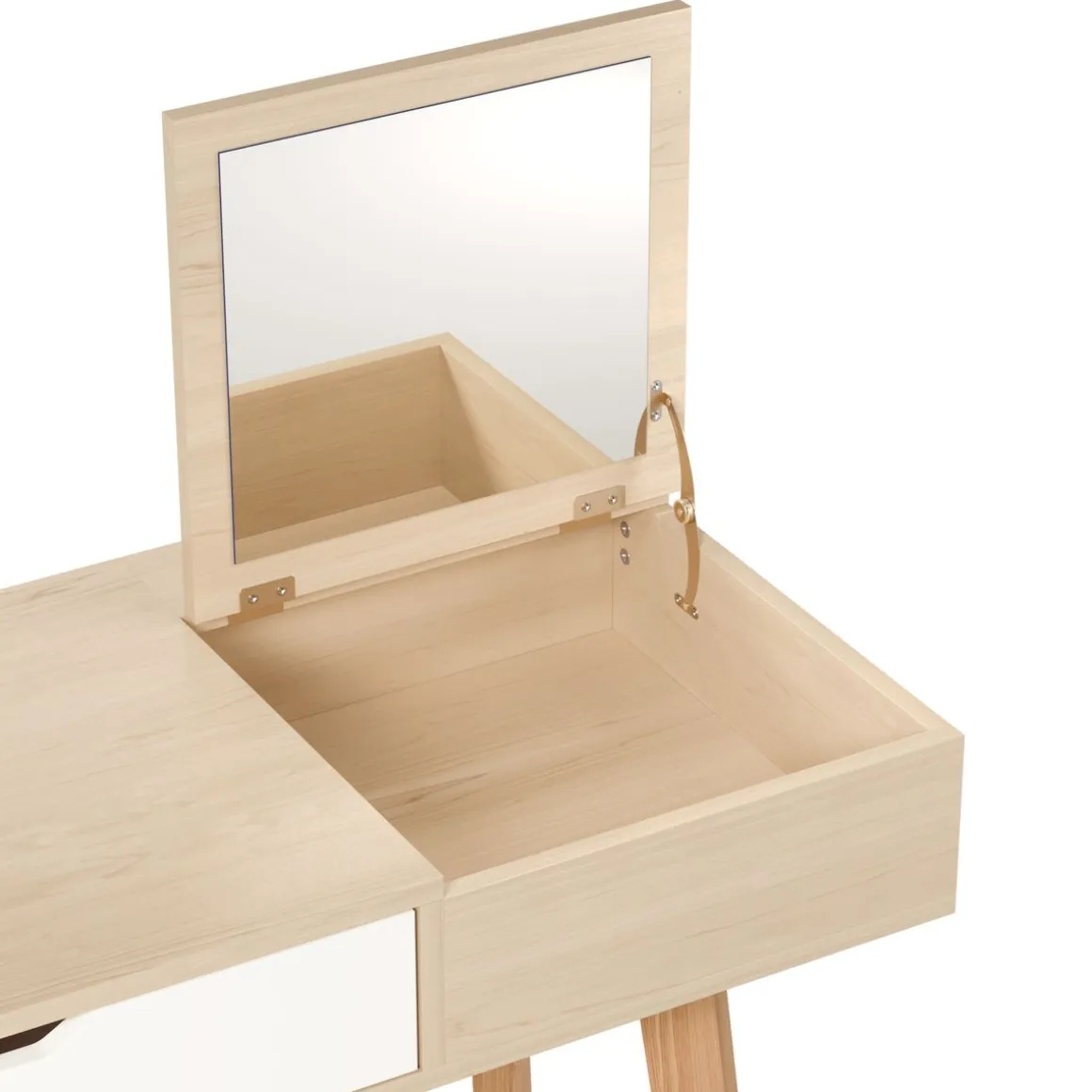 Schminktisch mit Schublade Holz CARLA