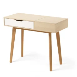 Schminktisch mit Schublade Holz CARLA