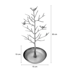 Schmuckständer TREE 15 x 30 cm silber