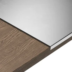 Schneidebrett Arbeitsplatte Edelstahl 120 x 56 cm
