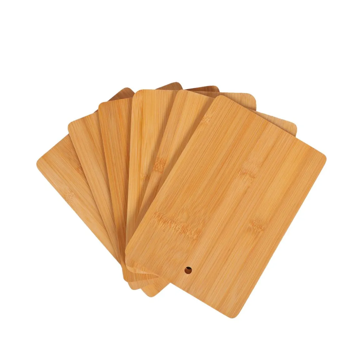 Schneidebrett Bambus 6er Set