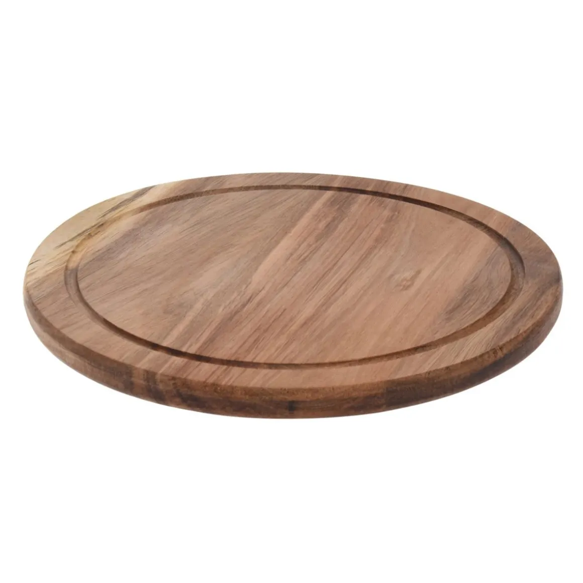 Schneidebrett Holz rund 30 cm