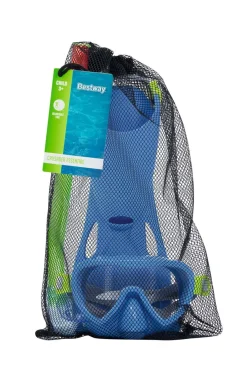 Schnorchel Set mit Flossen Crusader Essential Grösse 24 - 27