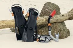 Schnorchel Set mit Flossen Spark Wave Grösse 41 - 46
