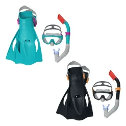 Schnorchel Set mit Flossen Spark Wave Grösse 41 - 46