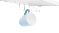 Schrankeinsatz Tassenhalter weiss