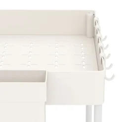 Schrank-Organizer Küche 2 Etagen 39 x 21 x 36 cm weiss