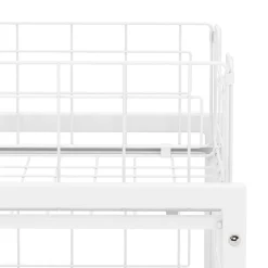 Schrank-Organizer Küche 2 Schubladen 36 x 26 x 38 cm weiss