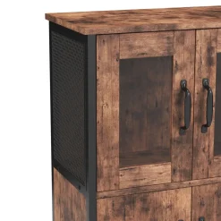 Schrank Vitrine Vintage BONITA 60 x 108 cm