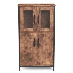 Schrank Vitrine Vintage BONITA 60 x 108 cm