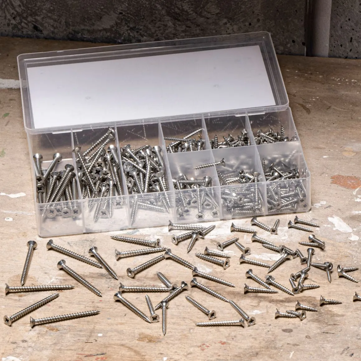 Schrauben Set Stahl 332-teilig