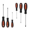 Schraubenzieher Set 6-teilig schwarz/orange