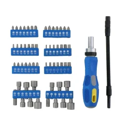 Schraubenzieher Steckschlüssel Bit-Set 58-teilig