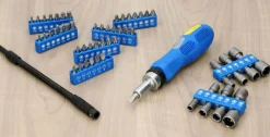 Schraubenzieher Steckschlüssel Bit-Set 58-teilig