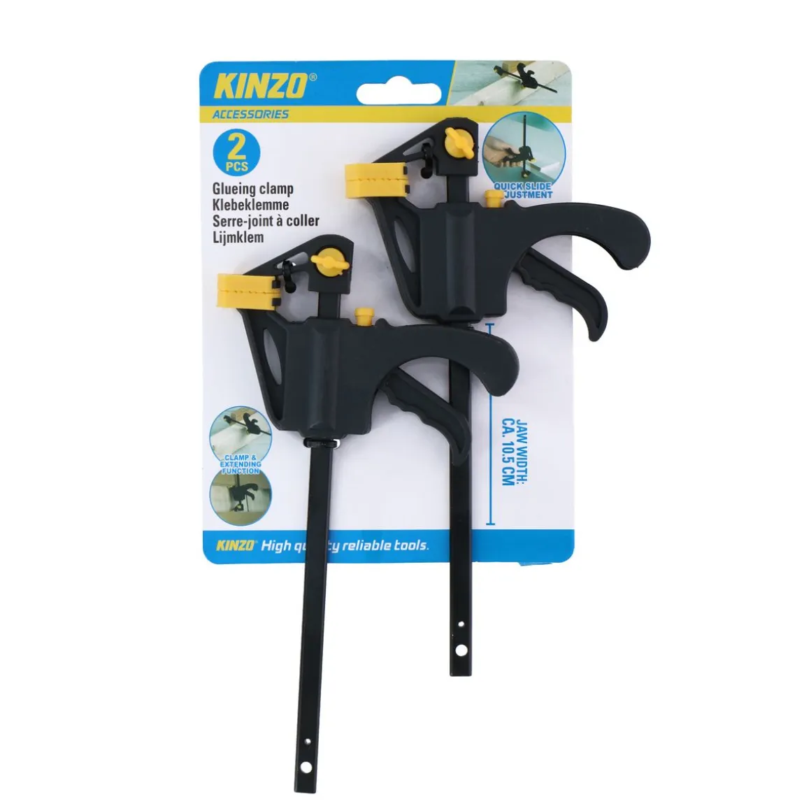 Schraubstock Klemmzwinge 10.5 cm 2er Set