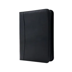 Schreibmappe mit Taschenrechner A4 schwarz