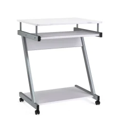 Schreibtisch ALVARO auf Rollen 60 x 48 x 73 cm weiss