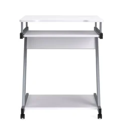 Schreibtisch ALVARO auf Rollen 60 x 48 x 73 cm weiss