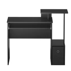 Schreibtisch ARDEN mit Stauraum 99 x 40 x 87 cm schwarz