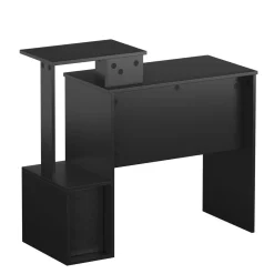 Schreibtisch ARDEN mit Stauraum 99 x 40 x 87 cm schwarz