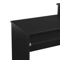 Schreibtisch ARDEN mit Stauraum 99 x 40 x 87 cm schwarz