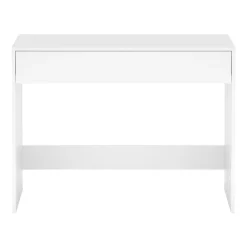 Schreibtisch BALDUR mit Schublade 100 x 50 x 75 cm weiss