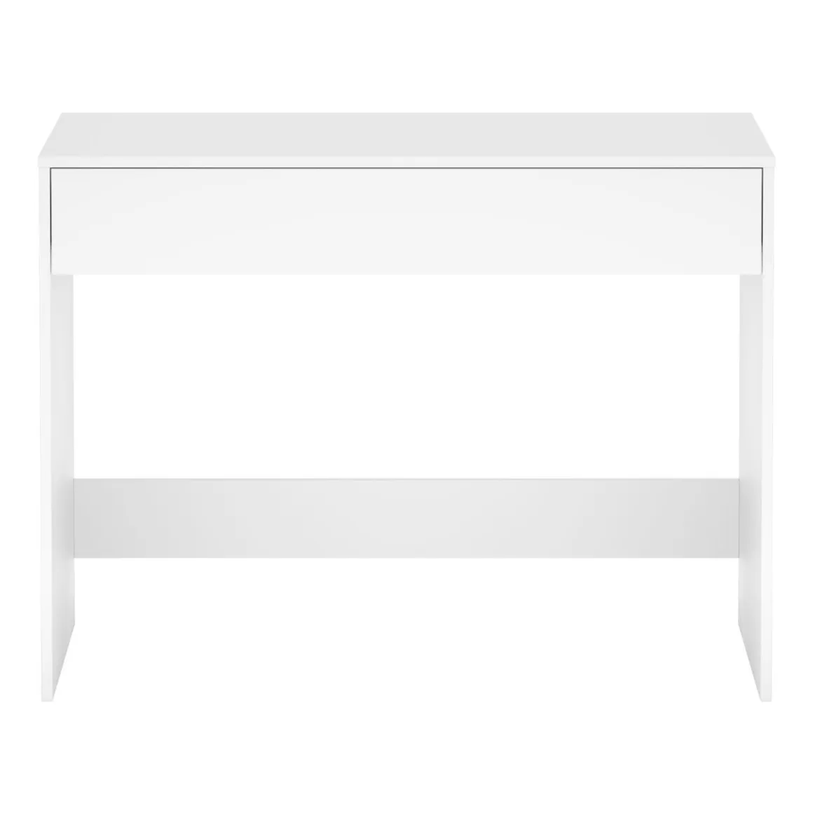 Schreibtisch BALDUR mit Schublade 100 x 50 x 75 cm weiss