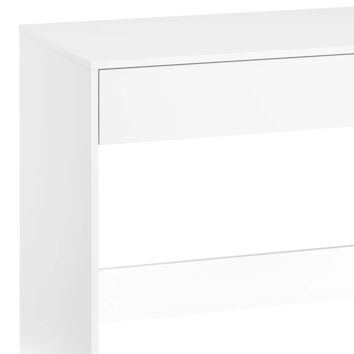 Schreibtisch BALDUR mit Schublade 100 x 50 x 75 cm weiss