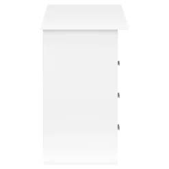 Schreibtisch CANOPUS mit Stauraum 120 x 48 x 77 cm weiss